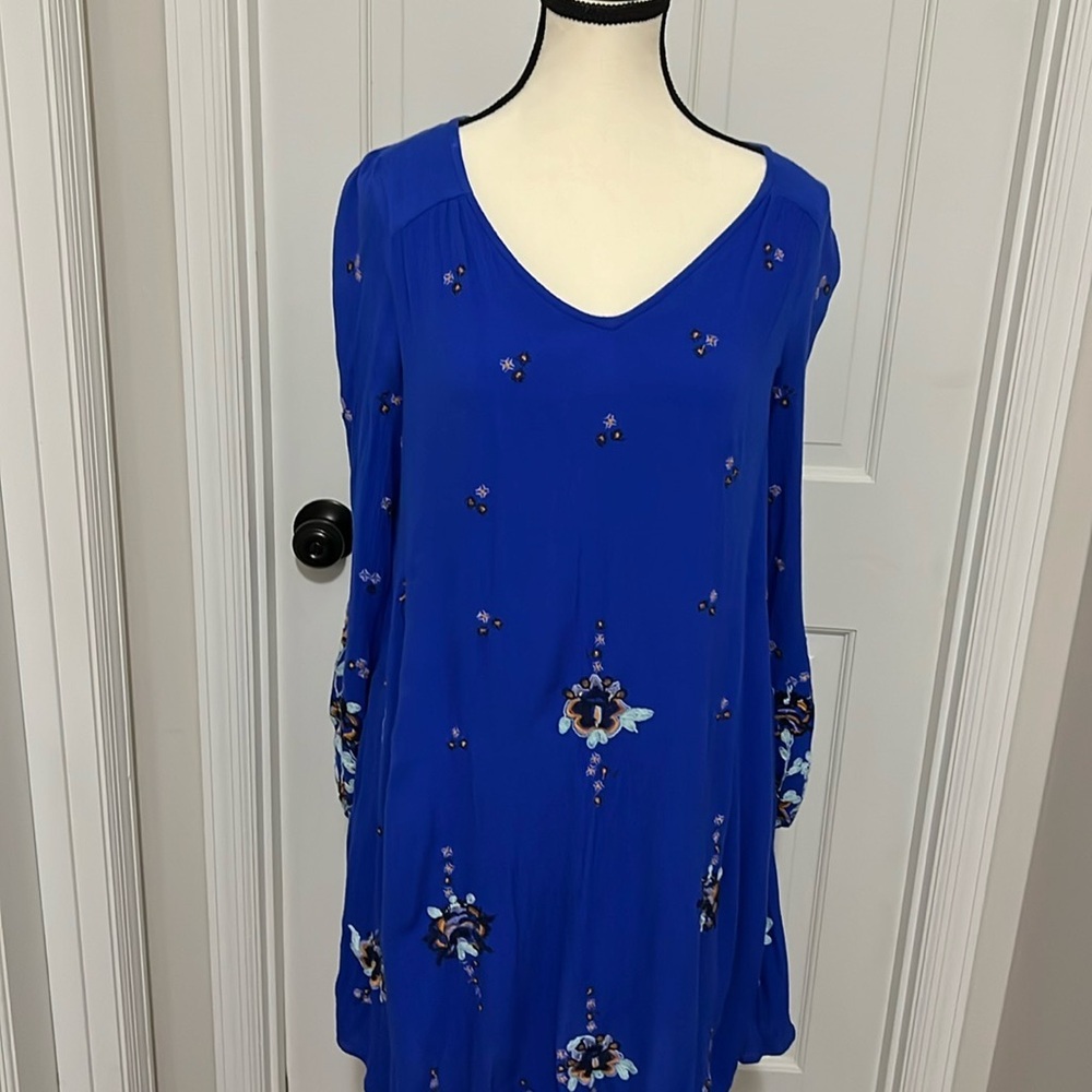 Free People | Beautiful Oxford Embroidered Dress | Size: M | EUC